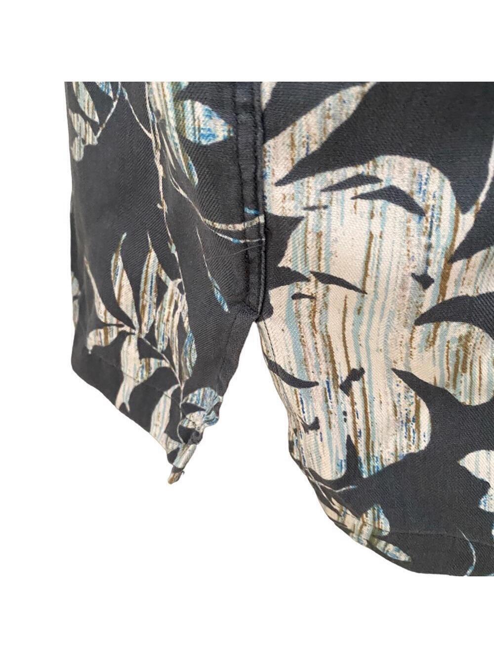 ONO & COMPANY 70% Silk Aloha Hawaiian Floral Shirt Men S Small - Picture 4 of 5